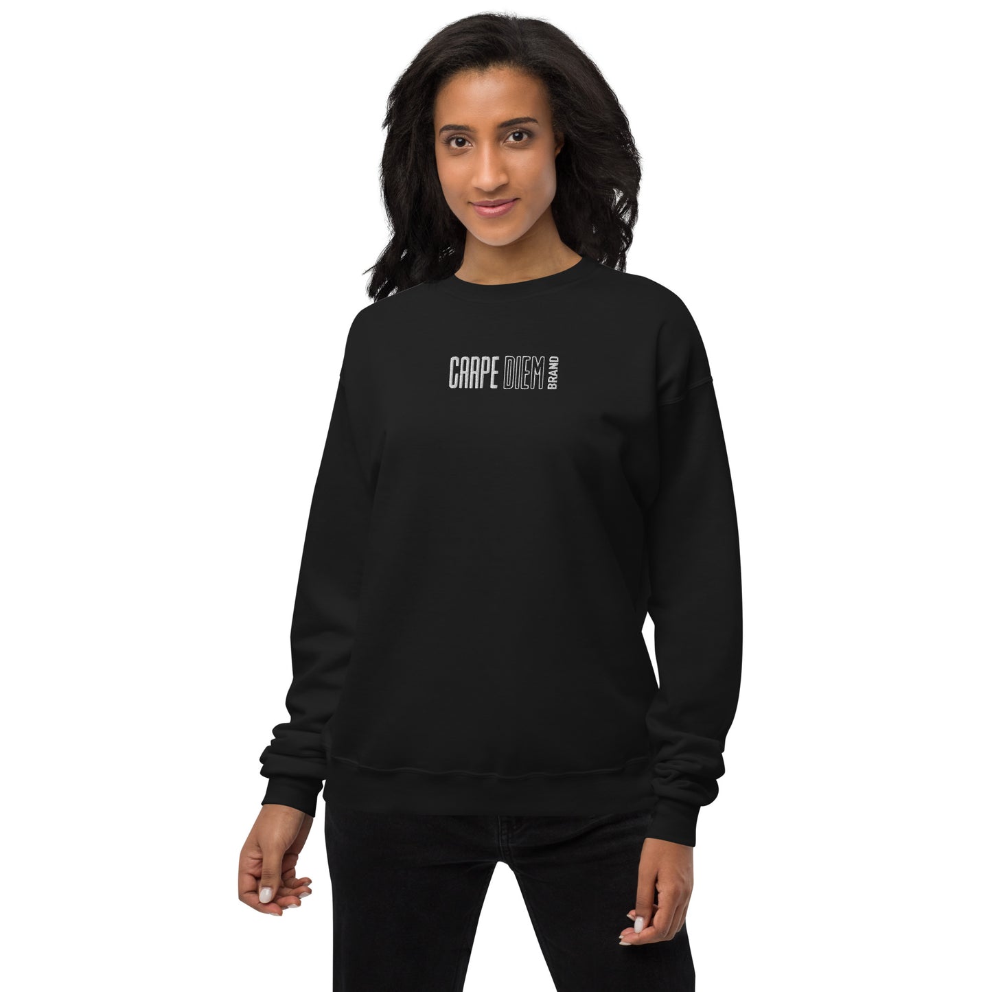 Carpe Diem fleece sweatshirt