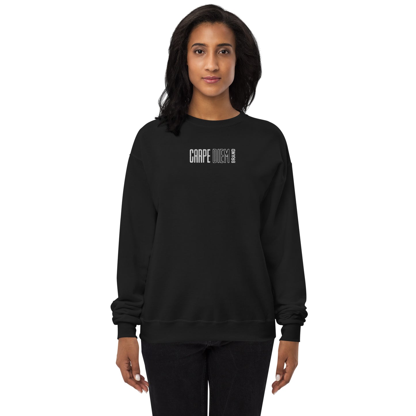 Carpe Diem fleece sweatshirt