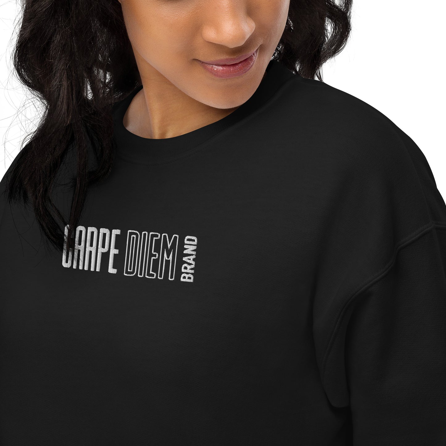 Carpe Diem fleece sweatshirt