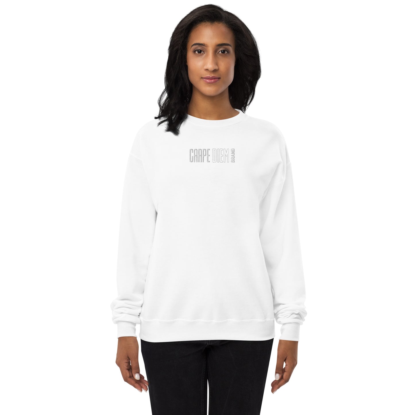 Carpe Diem fleece sweatshirt
