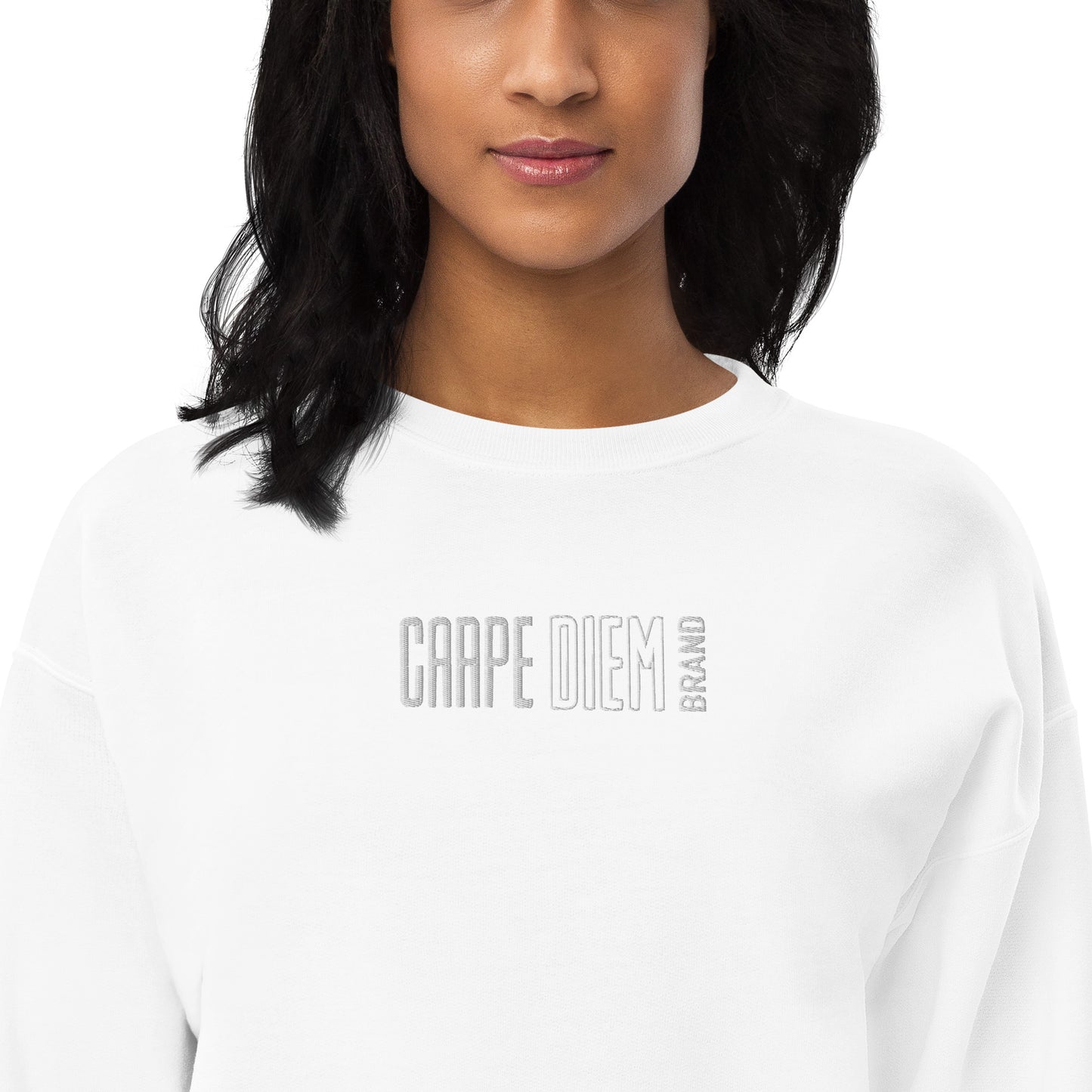 Carpe Diem fleece sweatshirt