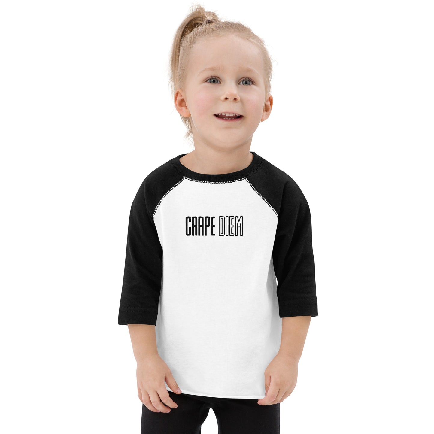 Carpe Diem Toddler baseball shirt