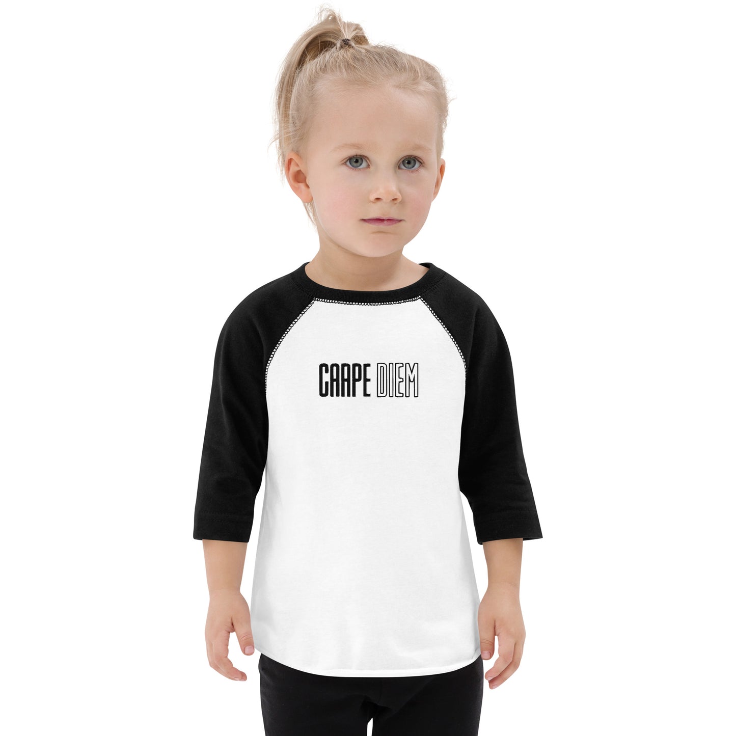 Carpe Diem Toddler baseball shirt